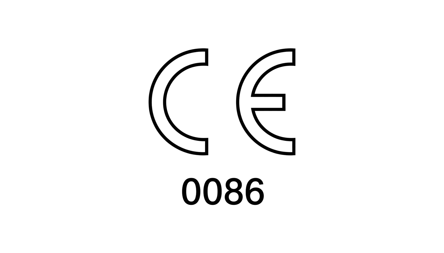 CE mark with notified body number 0086