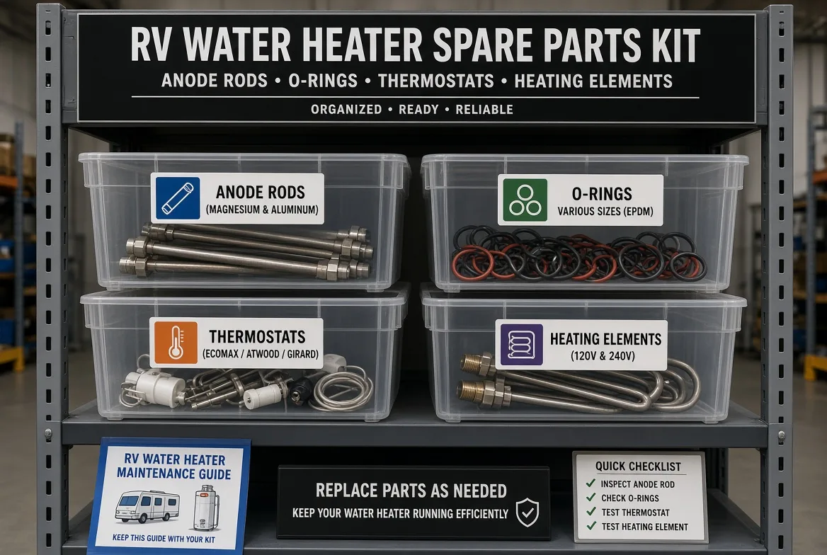 How Do You Build a High-Coverage RV Water Heater Spare Parts Kit for Fleets and Dealers?