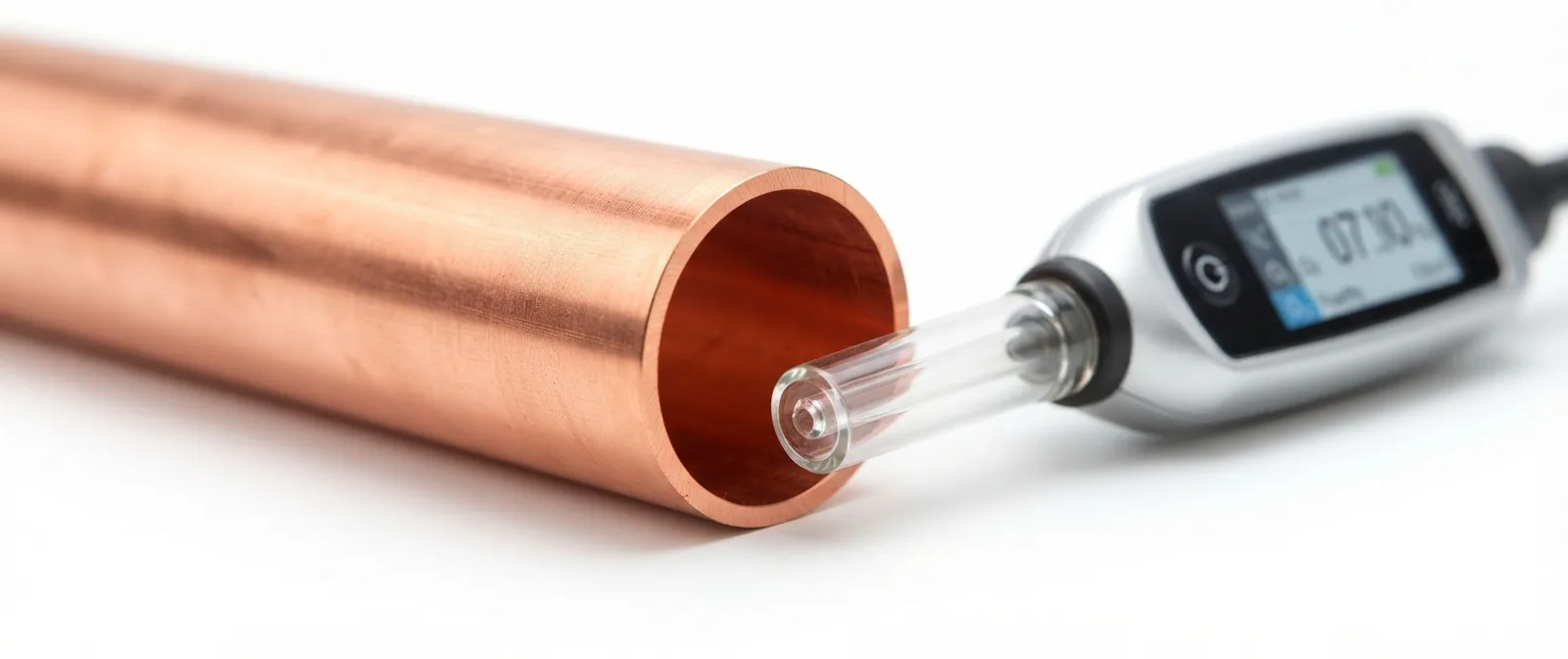 Material test report and oxygen-content certification checked against an incoming OFHC copper lot