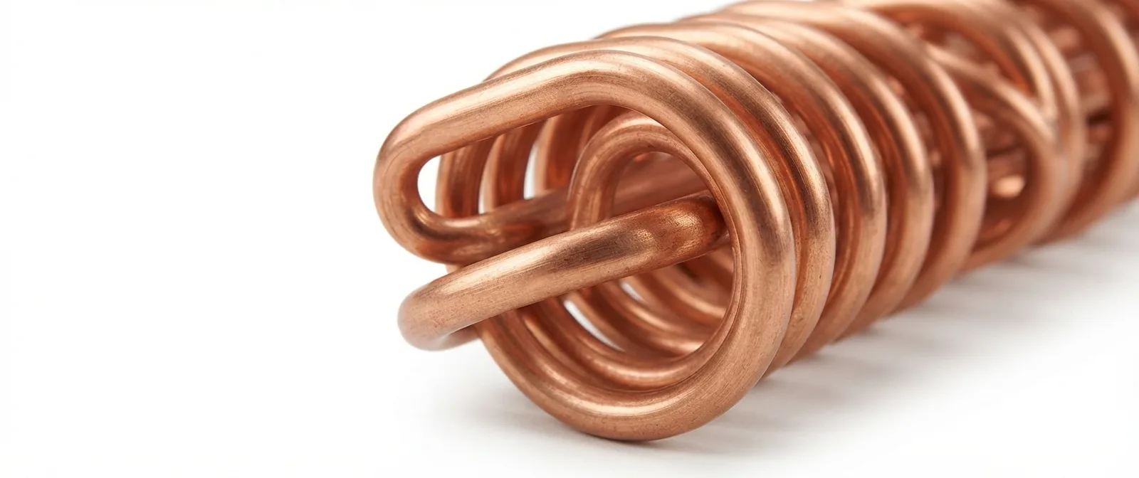 Heat-transfer core materials: C12200 copper tubing specifications for an RV water heater heat exchanger